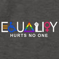 Equality Hurts No One LGBT Feminism BLM Vector Backpack