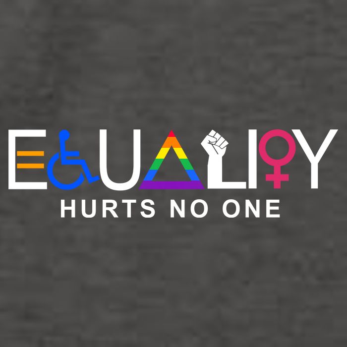 Equality Hurts No One LGBT Feminism BLM Vector Backpack