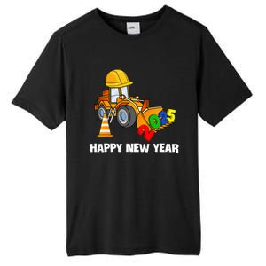 Excavator Happy New Year 2025 Nye Party Tall Fusion ChromaSoft Performance T-Shirt