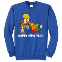 Excavator Happy New Year 2025 Nye Party Sweatshirt