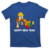 Excavator Happy New Year 2025 Nye Party T-Shirt