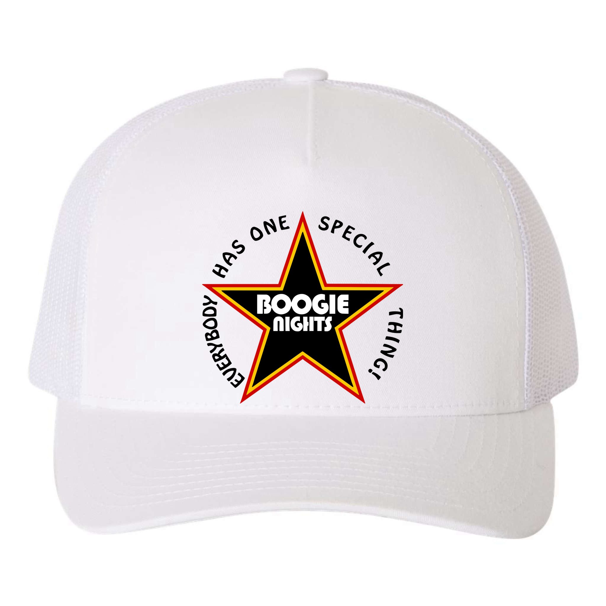 Everybody Has One Special Thing Boogie Nights Yupoong Adult 5-Panel Trucker Hat