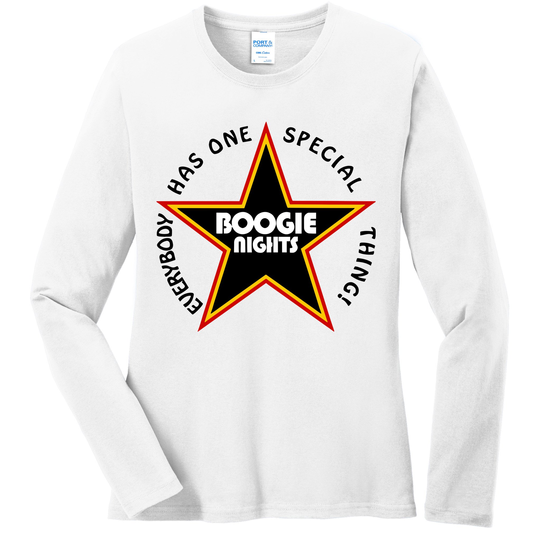 Everybody Has One Special Thing Boogie Nights Ladies Long Sleeve Shirt
