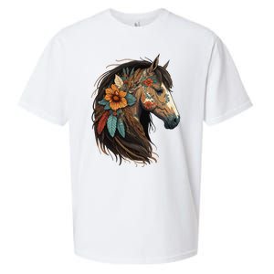 Equestrian Horse Portrait Western Cow Horseback Riding Sueded Cloud Jersey T-Shirt