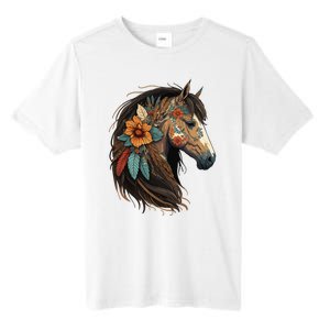 Equestrian Horse Portrait Western Cow Horseback Riding Tall Fusion ChromaSoft Performance T-Shirt