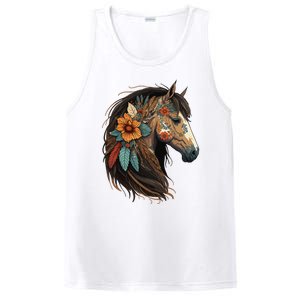 Equestrian Horse Portrait Western Cow Horseback Riding PosiCharge Competitor Tank