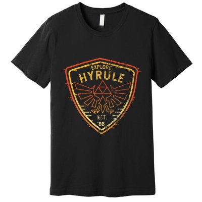 Explore Hyrule Patch Premium T-Shirt