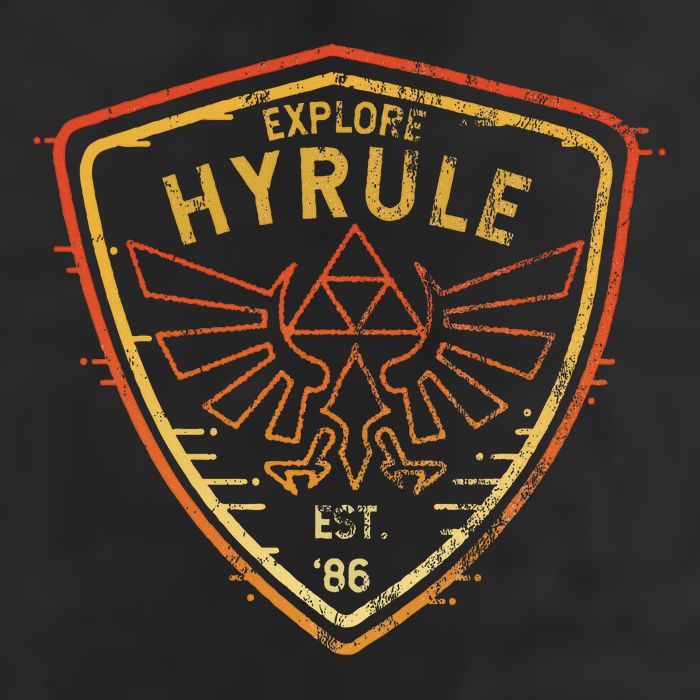 Explore Hyrule Patch Golf Towel