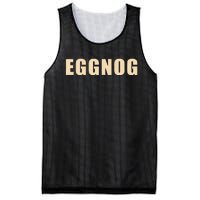 Eggnog Holiday Party Gift For Dairy Lovers Mesh Reversible Basketball Jersey Tank