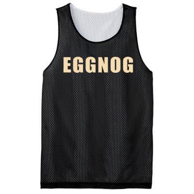 Eggnog Holiday Party Gift For Dairy Lovers Mesh Reversible Basketball Jersey Tank