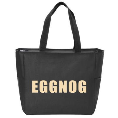 Eggnog Holiday Party Gift For Dairy Lovers Zip Tote Bag