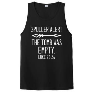 Easter He's Risen Spoiler Alert The Tomb Is Empty Christian Gift PosiCharge Competitor Tank