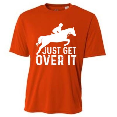 English Horse Riding Hunter Jumper Horseback Riding Great Gift Cooling Performance Crew T-Shirt