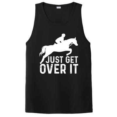 English Horse Riding Hunter Jumper Horseback Riding Great Gift PosiCharge Competitor Tank