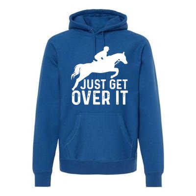 English Horse Riding Hunter Jumper Horseback Riding Great Gift Premium Hoodie