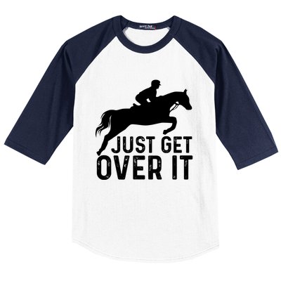 English Horse Riding Hunter Jumper Horseback Riding Great Gift Baseball Sleeve Shirt