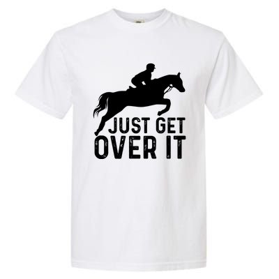 English Horse Riding Hunter Jumper Horseback Riding Great Gift Garment-Dyed Heavyweight T-Shirt