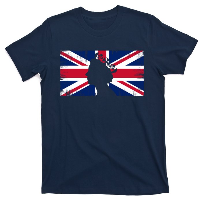 Elizabeth Her Royal Highness Queen Of England Flag T-Shirt