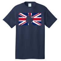 Elizabeth Her Royal Highness Queen Of England Flag Tall T-Shirt