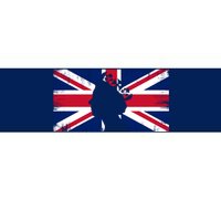 Elizabeth Her Royal Highness Queen Of England Flag Bumper Sticker