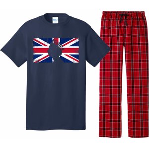 Elizabeth Her Royal Highness Queen Of England Flag Pajama Set