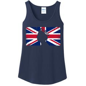 Elizabeth Her Royal Highness Queen Of England Flag Ladies Essential Tank