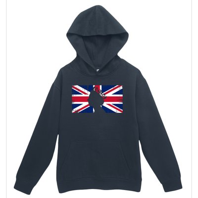 Elizabeth Her Royal Highness Queen Of England Flag Urban Pullover Hoodie