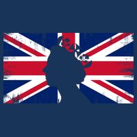 Elizabeth Her Royal Highness Queen Of England Flag Tie-Dye T-Shirt