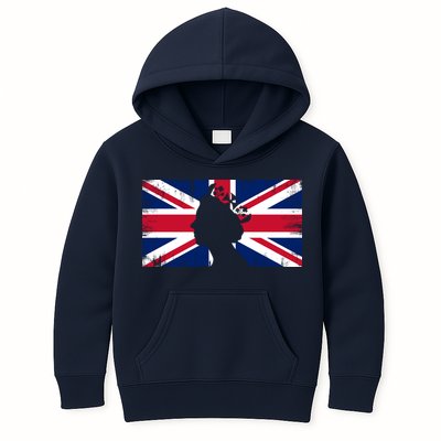 Elizabeth Her Royal Highness Queen Of England Flag Kids Hoodie