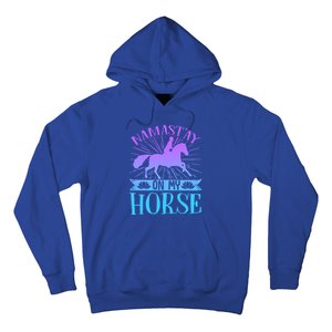 Equestrian Horse Rider Namastay On My Horse Horseback Riding Gift Hoodie