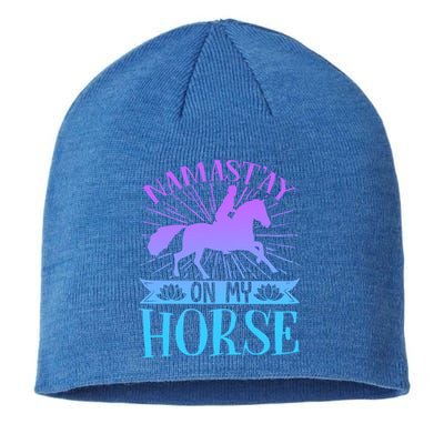 Equestrian Horse Rider Namastay On My Horse Horseback Riding Gift Sustainable Beanie