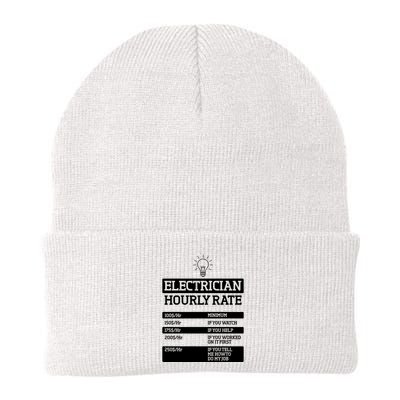 Electrician Hourly Rate Funny Electrical Engineer Beanie