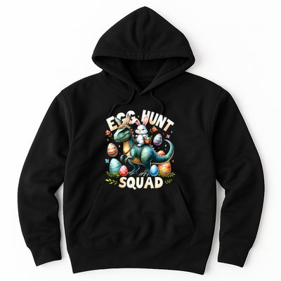 Egg Hunt Squad Bunny Dinosaur Easter Day Bunny Egg Hunt Hoodie