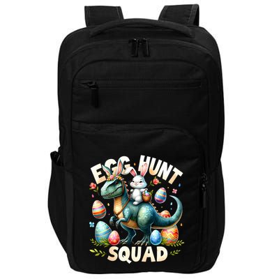 Egg Hunt Squad Bunny Dinosaur Easter Day Bunny Egg Hunt Impact Tech Backpack