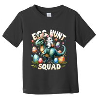 Egg Hunt Squad Bunny Dinosaur Easter Day Bunny Egg Hunt Toddler T-Shirt