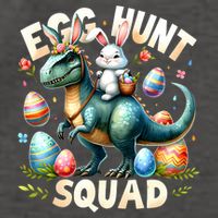 Egg Hunt Squad Bunny Dinosaur Easter Day Bunny Egg Hunt Vector Backpack