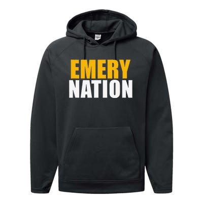 Emery High School Nation Performance Fleece Hoodie