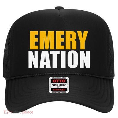 Emery High School Nation High Crown Mesh Back Trucker Hat
