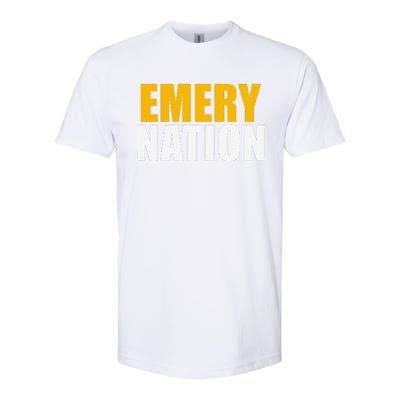 Emery High School Nation Softstyle CVC T-Shirt