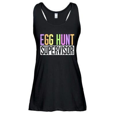 Egg Hunt Supervisor Egg Hunting Party Mom Dad Adult Easter Ladies Essential Flowy Tank