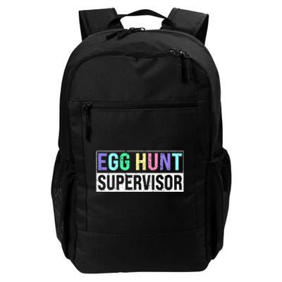 Egg Hunt Supervisor Egg Hunting Party Mom Dad Adult Easter Daily Commute Backpack