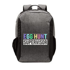 Egg Hunt Supervisor Egg Hunting Party Mom Dad Adult Easter Vector Backpack