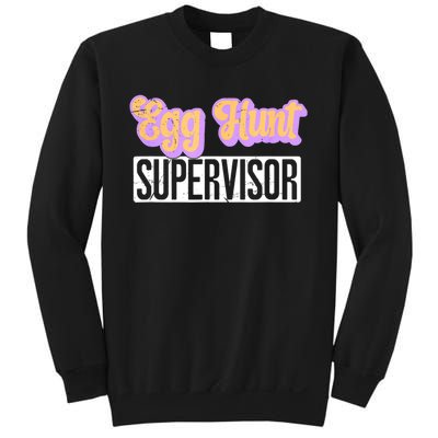 Egg Hunt Supervisor Egg Hunting Squad Women's Easter Sweatshirt