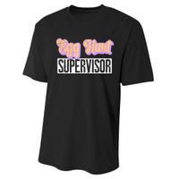 Egg Hunt Supervisor Egg Hunting Squad Women's Easter Performance Sprint T-Shirt