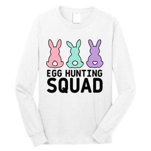 Egg Hunting Squad Easter Funny Long Sleeve Shirt