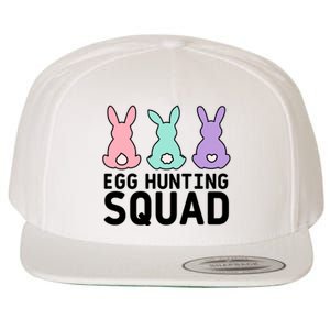 Egg Hunting Squad Easter Funny Wool Snapback Cap