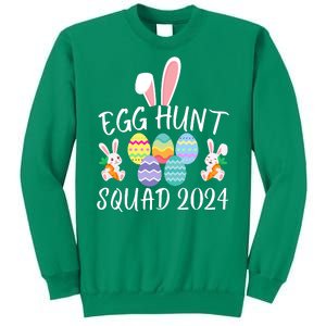 Egg Hunt Squad 2024 Funny Easter Day 2024 Egg Hunt Easter Eggs Hunter Sweatshirt