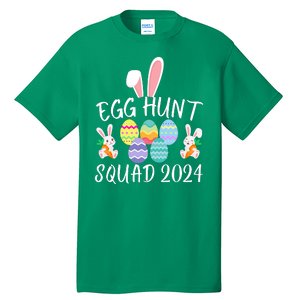 Egg Hunt Squad 2024 Funny Easter Day 2024 Egg Hunt Easter Eggs Hunter Tall T-Shirt