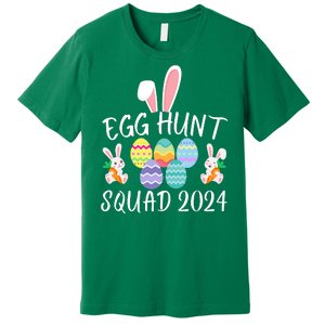 Egg Hunt Squad 2024 Funny Easter Day 2024 Egg Hunt Easter Eggs Hunter Premium T-Shirt