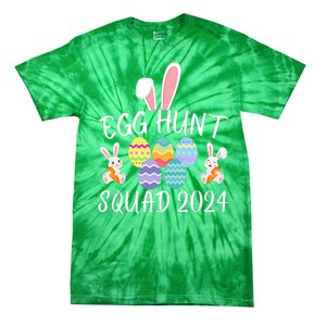 Egg Hunt Squad 2024 Funny Easter Day 2024 Egg Hunt Easter Eggs Hunter Tie-Dye T-Shirt